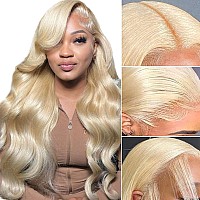 Gurvey 613 Lace Front Wig Human Hair 13X4 Body Wave Lace Front Wigs Human Hair Blonde Wig Glueless 613 Hd Lace Frontal Wigs Huma