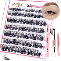 Emeda Natural Lash Clusters Kit Eyelash Clusters Wispy C Curl Diy At Home Lash Extensions Kit Individual Lashes Mix Lengths Supe