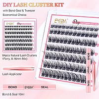 Emeda Natural Lash Clusters Kit Eyelash Clusters Wispy C Curl Diy At Home Lash Extensions Kit Individual Lashes Mix Lengths Supe