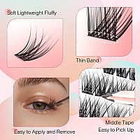 Emeda Natural Lash Clusters Kit Eyelash Clusters Wispy C Curl Diy At Home Lash Extensions Kit Individual Lashes Mix Lengths Supe