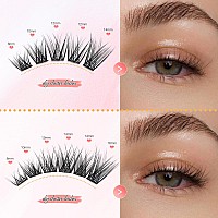 Emeda Natural Lash Clusters Kit Eyelash Clusters Wispy C Curl Diy At Home Lash Extensions Kit Individual Lashes Mix Lengths Supe