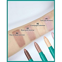 Erinde Eyeshadow Stick Eye Brightener Stick Shimmer Creamy Eye Shadow Makeup Waterproof Long Lasting Glitter Highlighter Eye