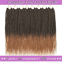 Zrq Crochet Hair Senegalese Twist 26 Inch 8 Packs Small Crochet Hair For Braidingcrochet Braids Hair For Black Women Crochet B