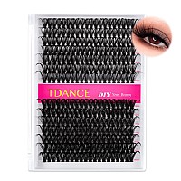 Tdance Lash Clusters 40D50D Diy Eyelash Extensions 280 Pcs Cluster Lashes C D Curl Diy Lash Extensions Reusable Soft Comforta