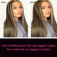 Lashey Clip In Hair Extensions Human Hair Straight 120G 7Pcs Classic Clip In Hair Extensions Balayage Ash Brown To Honey Blonde