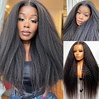 Julia Hair U Part Human Hair Wigs For Women 12A Kinky Straight Braizlian Human Hair Glueless Upart Wig No Glue No Sew In Beginne