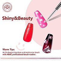 Abac Solid Gel Polish Set 24 Color Hemafree Glitter Pink Red Gel Polish Kit Burgundy Red Gel Polish Kit Nail Kit With Doubleen