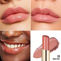 Oulac Moisturizing Shine Pink Peach Lipstick For Women 2 In 1 Pink Peach Glossy Tinted Lip Balm Hydrating Winter Lipstick For