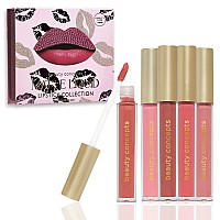 Beauty Concepts 5Piece Matte Liquid Lipstick Set Vivid Reds And Pinks Longlasting Formula 2Ml Each Pink