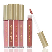 Beauty Concepts 5Piece Matte Liquid Lipstick Set Vivid Reds And Pinks Longlasting Formula 2Ml Each Pink