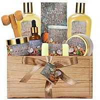 10 Pc Spa Gift Set For Women Valentines Day Gifts For Her Spa Kit Bubble Bath Spa Gift Basket For Women With Epsom Salt Bath