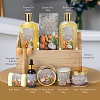 10 Pc Spa Gift Set For Women Valentines Day Gifts For Her Spa Kit Bubble Bath Spa Gift Basket For Women With Epsom Salt Bath