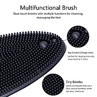 4 Colors Silicone Face Scrubber Beomeen Facial Cleansing Brush Soft Silicone Facial Exfoliation And Massage Brush Blackhead Scr