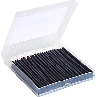 Ocim 100Pcs Lip Brushes Disposable Makeup Applicators Wands For Lip Gloss Lipstick With Caseblack