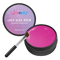 Libeauty Lash Glue Balm Lash Lift Adhesive 071Oz20G Strong Sticky Fruit Flavor Eyelash Eyebrow Perm Glue Balm For Long Lasti