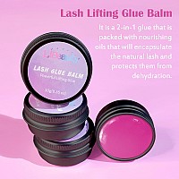 Libeauty Lash Glue Balm Lash Lift Adhesive 071Oz20G Strong Sticky Fruit Flavor Eyelash Eyebrow Perm Glue Balm For Long Lasti