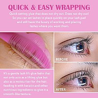 Libeauty Lash Glue Balm Lash Lift Adhesive 071Oz20G Strong Sticky Fruit Flavor Eyelash Eyebrow Perm Glue Balm For Long Lasti