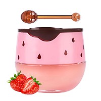 Freeorr Strawberry Sleeping Lip Mask Honey Balm Strawberry Lip Balm Honey Pot Overnight Strawberry Lip Mask For Lip Care Product