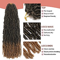 20 Inch Soft Locs Crochet Hair T27 Faux Locs Crochet Hair Braids Locs Pre Looped Crochet Goddess Locs Hair Extensions 7 Packs