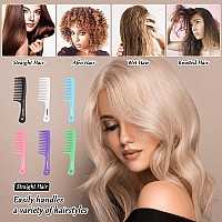 Beayung 2Pcs Large Wide Tooth Comb Shower Combs Hair Comb For Wet Curly Hair Durable Hair Brush For Best Styling And Professi