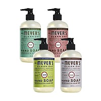 Mrs Meyers Clean Day Holiday Hand Soap Bundle Variation Basil Lavender Rosemary Lemon Verbena