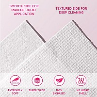 Facemade 120 Ct Face Towels Xxl Usda Certified 100 Biobased Face Towelettes Ultra Soft Makeup Remover Dry Wipes Disposable F