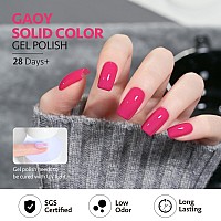 Gaoy Pink Gel Nail Polish 16Ml Soak Off Gel Polish Uv Light Cure For Nail Art Diy Manicure At Home 2040 Bubblegum Pink