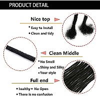 Loc Extension Human Hair 6 Inch 100 Strands 04Cm Width 100 Full Handmade Permanent Locs Extension Human Hair For Womenmen Can