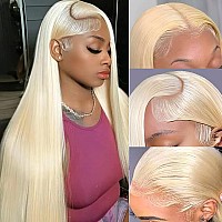 613 Lace Front Wig Human Hair 13X6 Hd Transparent Blonde Lace Front Wigs Human Hair Pre Plucked With Baby Hair 613 Hd Lace Front