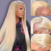 30 Inch 613 Lace Front Wig Human Hair Blonde 13X6 Hd Transparent Lace Front Wigs Human Hair 180 Density Blonde Glueless Wigs Hu