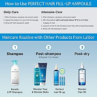 Lador Perfect Hair Fillup Original 3 Seconds Intensive Keratin Treatment Wprotein For Bleached Frizzy Damaged Dry Hair Care K