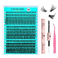 Vavalash Lash Clusters Extensions Kit 300Pcs 3 Styles 20D 30D 40D007816Mm Cluster Lashes Wispy Diy Individual Lashes Lash B