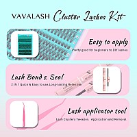 Vavalash Lash Clusters Extensions Kit 300Pcs 3 Styles 20D 30D 40D007816Mm Cluster Lashes Wispy Diy Individual Lashes Lash B