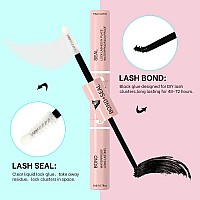 Vavalash Lash Clusters Extensions Kit 300Pcs 3 Styles 20D 30D 40D007816Mm Cluster Lashes Wispy Diy Individual Lashes Lash B