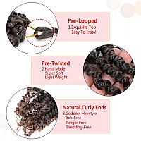 Fulcrum Passion Twist Crochet Hair 12 Inch 9 Packs Pre Looped Passion Twist Hair Pretwisted Passion Twist Crochet Hair For Bl