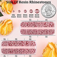 Resin Rhinestones For Crafting 2 Boxes Light Pink Flatback Crystals For Bedazzling Crafts Diy Nail Art Deco Non Hotfix Bulk Ge