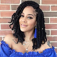 Fulcrum Passion Twist Crochet Hair 12 Inch 9 Packs Pre Looped Passion Twist Hair Pretwisted Passion Twist Crochet Hair For Bl