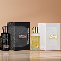 Lattafa Ajayeb For Unisex 2 Piece Eau De Parfum Gift Set Dubai For Men Dubai Potrait For Women 34 Ounce100 Ml Each