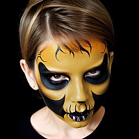 Meicoly Ginger Face Body Paint Stick106 Ozcream Blendable Full Body Paint Sticksweatproof Waterproof Dark Yellow Ginger Fac