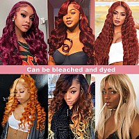 Dulove 13X4 Deep Wave Lace Front Wigs Human Hair 200 Density Glueless Wigs Pre Plucked With Baby Hair Hd Transparent Deep Curly