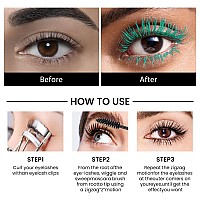 Colored Colorful Waterproof Mascara For Eyelashes Set Blue White Black Brown Purple Long Lasting Charming Voluminous Cruelty Fre