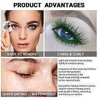 Colored Colorful Waterproof Mascara For Eyelashes Set Blue White Black Brown Purple Long Lasting Charming Voluminous Cruelty Fre