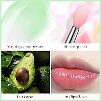 Freeorr 2Pc Jelly Lip Mask Overnightfruity Avocado Lip Sleeping Mask Day Night Repair Kawaii Lip Balm Hydrate Plump Dry Lip Scr