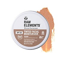 Raw Element Ultramoisturizing Tinted Face Cream Non Toxic Mineral Face Sunscreen Daily Tinted Moisturizer Nonnano Zinc Oxid