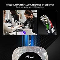 Belle Uv Led Nail Lamp Professional Uv Light For Gel Nails Led Nail Lamp With 4 Timer Modes Gel Nail Light Nail Dryer Decorat