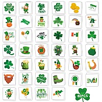 Mddruiqi 80 Unique Sheets St Patricks Day Tattoos St Patricks Day Accessories