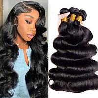 12A Human Hair Bundles Body Wave 16 18 20Inch 3 Bundles Brazilian Virgin Human Hair Body Wave Bundles 100 Unprocessed Human Hai