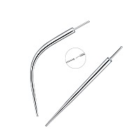 Aumeo G23 Titanium Threadless Piercing Taper 14G 16G 18G Piercing Insertion Pin Taper For Nose Lip Monroe Ear Tragus Helix Push