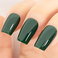 Tutuyu Emma Emerald Green Gel Nail Polish 051 Fl Oz Uvled Lamp Soak Off Dark Green Gel Polish Kit For Manicure Salon Or Nail