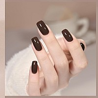 Gaoy Gel Nail Polish 16Ml 2 Colors 2072 2073 Mocha Brown Soak Off Uv Gel Polish Set For Nail Art Diy Manicure At Home Hazelnut